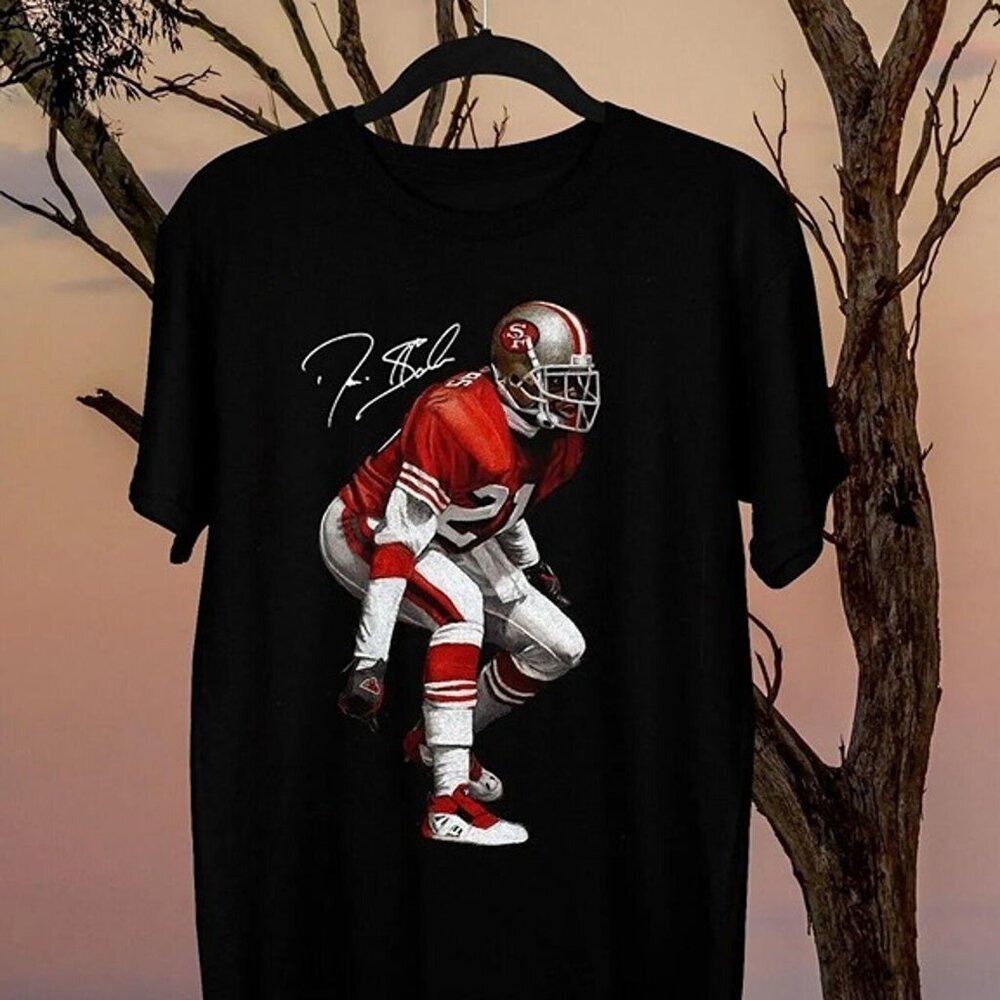 San Francisco Team Deion Sanders Football Player Graphic Fan T-Shirt 91